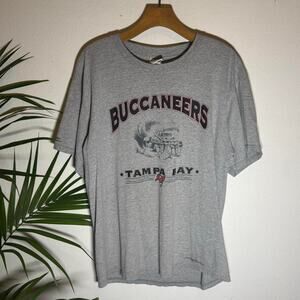 Vintage 90s Tampa Bay Buccaneers Helmet NFL Football Graphic Tee